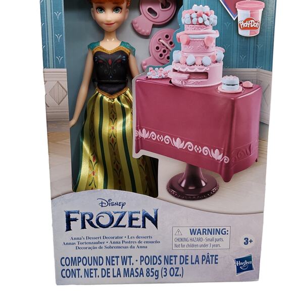 Disney Frozen Anna's Dessert Decorator Play-Doh Set Anna Doll Set RARE HTF - Picture 3 of 9